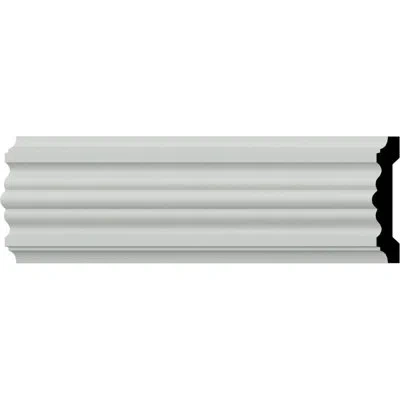 Ekena Millwork 4"h X 3/4"p X 94 1/2"l Victorian Chair Rail In White