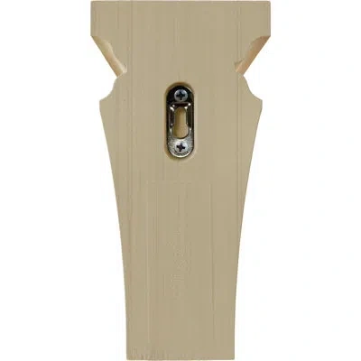 Ekena Millwork 4"w X 4 3/4"d X 8"h Small Nevio Wood Corbel, (2pack) In Rubberwood