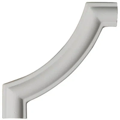 Ekena Millwork 4"w X 4"h X 3/8"p Traditional Panel Moulding Corner In Off-white