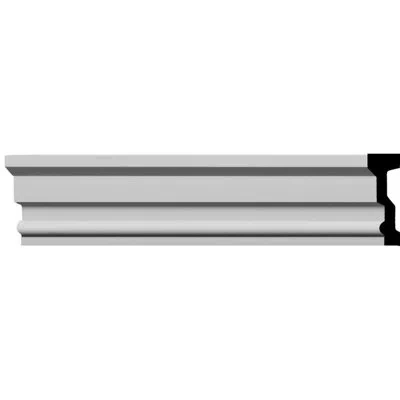 Ekena Millwork 5 1/2"h X 2"p X 94 1/2"l Panel Moulding In Off-white