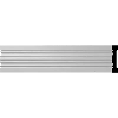Ekena Millwork 5 1/2"h X 3/4"p X 94 1/2"l Legacy Fluted Panel Moulding In White