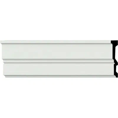 Ekena Millwork 5 1/4"h X 1"p X 94 1/2"l Milton Window & Door Casing In White