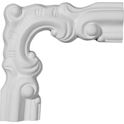 Ekena Millwork 5 1/8"w X 5 1/8"h Seville Panel Moulding Corner In White