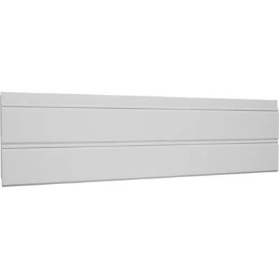 Ekena Millwork 5 3/4 In. H X 1/2 In. P X 96 In. L, Truecraft Pvc Reversible Beaded Plank Moulding, White