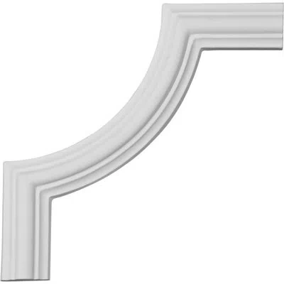 Ekena Millwork 5 7/8"h X 5 7/8"w, Bradford Smooth Panel Moulding Corner In White