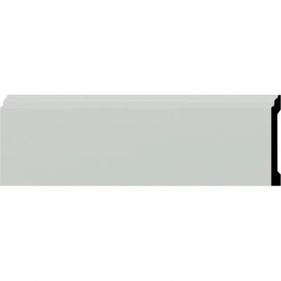 Ekena Millwork 5 7/8"h X 5/8"p X 94 1/2"l Remington Baseboard Moulding (12-pack) In White
