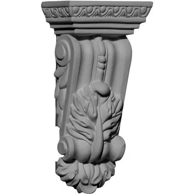 Ekena Millwork 5.5'' H X 2.75'' W X 1.625'' D Urethane Bracket/corbel In White