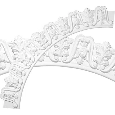 Ekena Millwork 57 3/8"od X 46 1/8"id X 5 5/8"w X 1"p Tirana Ceiling Ring Kit In White