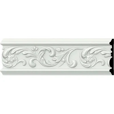 Ekena Millwork 5"h X 5/8"p X 94 1/2"l Antonio Chair Rail (set Of 12) In White