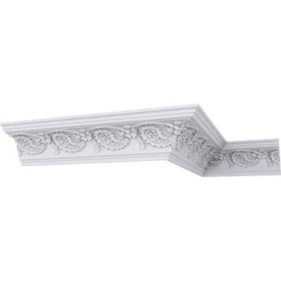 Ekena Millwork 5"h X 5"p X 7 1/8"f X 94 1/2"l Wakefield Crown Moulding In White