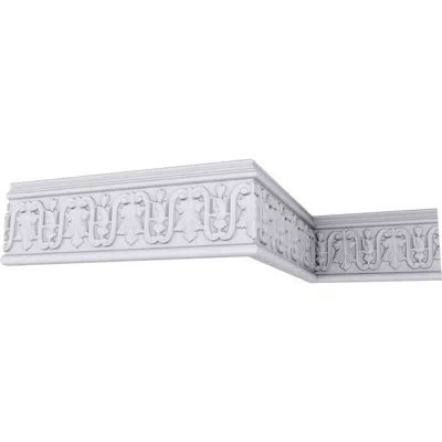 Ekena Millwork 7"h X 1"p X 94 1/2"l Ashford Chair Rail Moulding In White