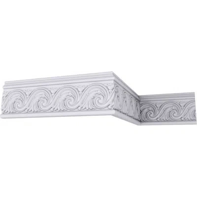 Ekena Millwork 7"h X 1"p X 94 1/2"l Wellington Chair Rail Moulding In White