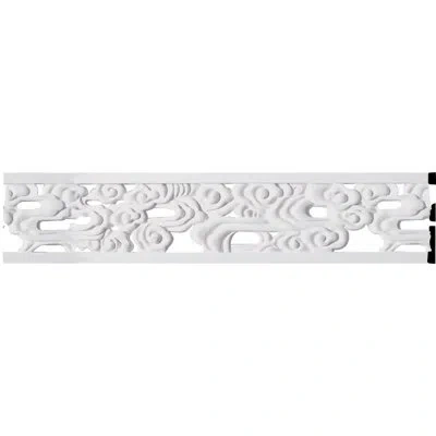 Ekena Millwork 7"h X 5/8"p X 94 1/2"l Flower Pierced Panel Moulding In White