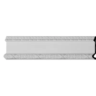 Ekena Millwork 8 1/4"h X 1 1/2"p X 94 1/2"l Dublin Large Panel Moulding In Off-white