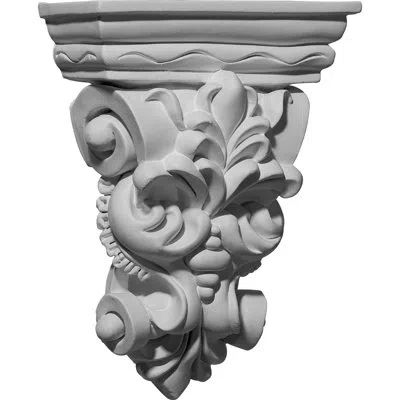 Ekena Millwork 8.25'' H X 6.25'' W X 2.875'' D Urethane Bracket/corbel In Gray
