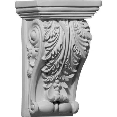Ekena Millwork 8.375'' H X 5.25'' W X 3.25'' D Urethane Bracket/corbel In Gray