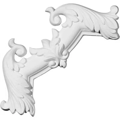 Ekena Millwork 8"w X 8"h Ashford Iii Panel Moulding Corner In White