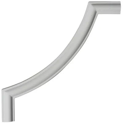 Ekena Millwork 8"w X 8"h X 3/8"p Traditional Panel Moulding Corner In Off-white