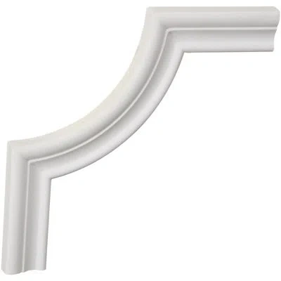 Ekena Millwork 8"w X 8"h X 5/8"p Stockport Panel Moulding Corner In Off-white