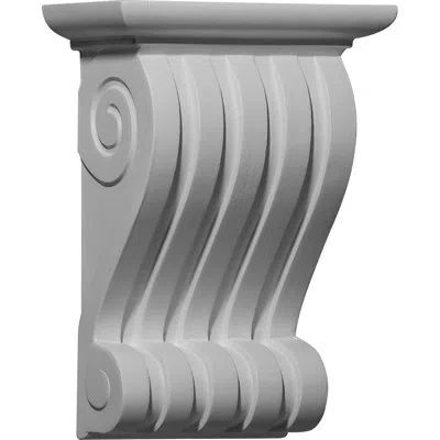 Ekena Millwork 9'' H X 6.5'' W X 3.375'' D Urethane Bracket/corbel In Gray