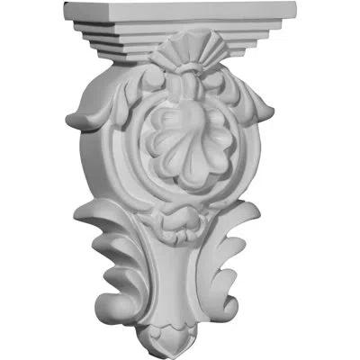 Ekena Millwork 9.375'' H X 5.5'' W X 2.75'' D Urethane Bracket/corbel In Gray