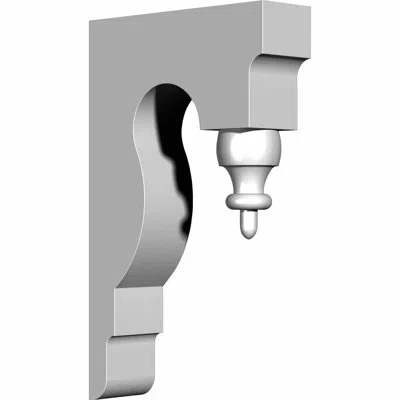 Ekena Millwork Aberdeen Urethane Bracket In White