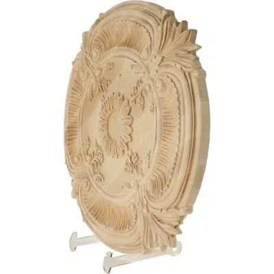 Ekena Millwork Acanthus Ceiling Medallion In Red Oak