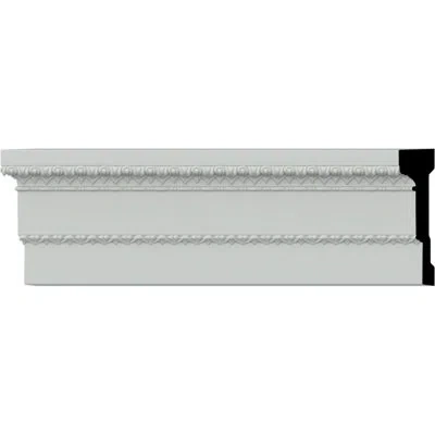 Ekena Millwork Acanthus Leaf 6" H X 94 1/2" W X 1 5/8" D Chair Rail In White