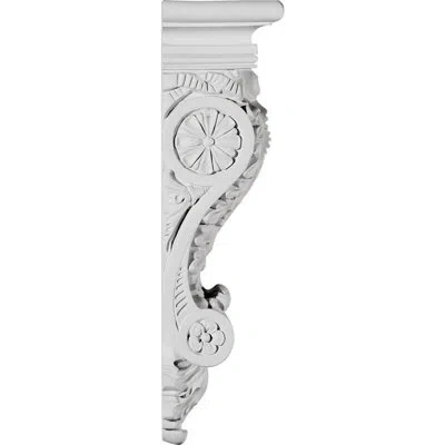 Ekena Millwork Acanthus Ribbon Corbel In Off-white
