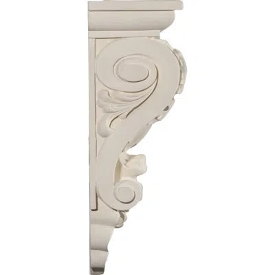 Ekena Millwork Acanthus Shell Corbel In Off-white