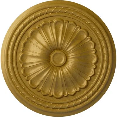 Ekena Millwork Alexa Ceiling Medallion In Pharaohs Gold
