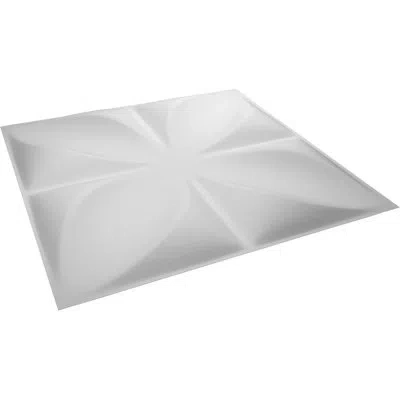 Ekena Millwork Alexa Endurawall Decorative 3d Wall Panel In White