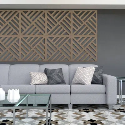 Ekena Millwork Allen Decorative Fretwork Wood Wall Panels