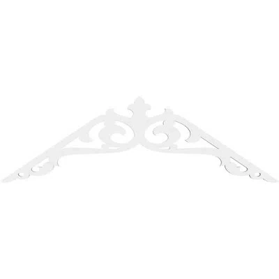Ekena Millwork Amber Signature Urethane Gable Pediment, Primed Tan In Primed Tan;primed Tan