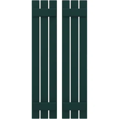 Ekena Millwork Americraft (2 Batten) Spaced Board-n-batten Shutters (per Pair) In Unfinished