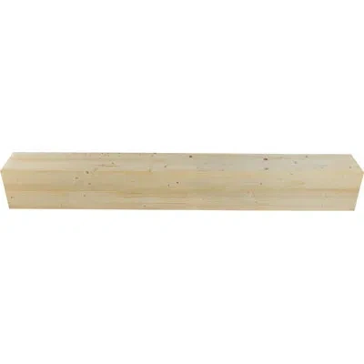 Ekena Millwork Americraft Wood Wire Brushed Beam, 3-sided (u-beam), 9 1/2"w X 11 1/2"h X 96"l, Stain Grade Pine In Neutral