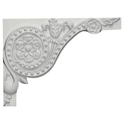 Ekena Millwork Antonio Stair Bracket, Right In Unfinished