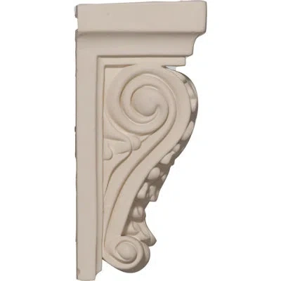 Ekena Millwork Apollo Leaf Corbel In Off-white