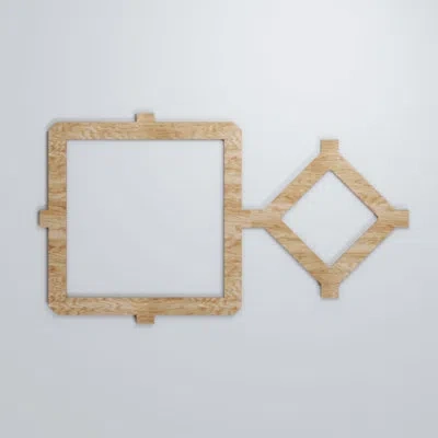 Ekena Millwork Arcadia Decorative Fretwork Wood Wall Panels In Red Oak