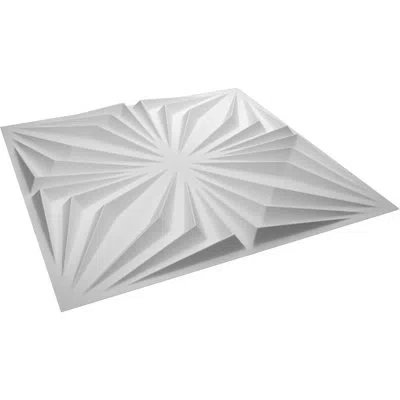 Ekena Millwork Asher Endurawall Decorative 3d Wall Panel In White