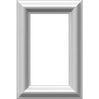 Ekena Millwork Ashford Molded Classic Wainscot Wall Panel In White