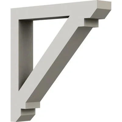 Ekena Millwork Ashford Urethane Bracket (set Of 4) In White