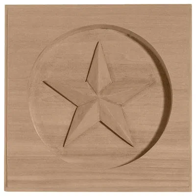 Ekena Millwork Austin Rosette In Brown