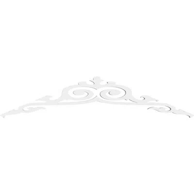 Ekena Millwork Baile Architectural Grade Pvc Gable Peditment In White