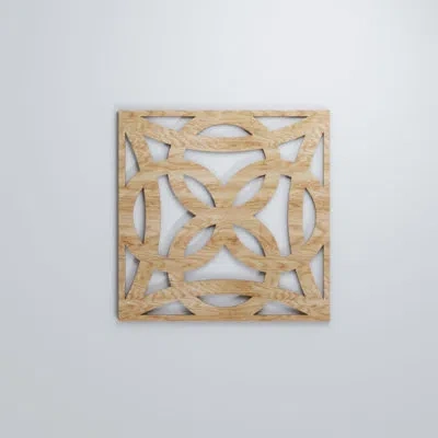 Ekena Millwork Baytown Decorative Fretwork Wood Wall Panels In Red Oak