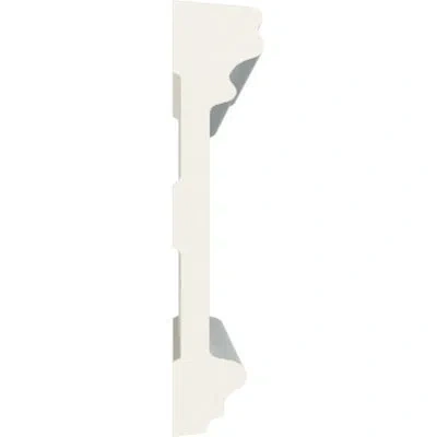 Ekena Millwork Bedford 3" H X 96" W X 5/8" D Chair Rail In White