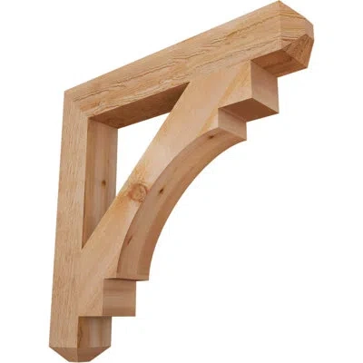 Ekena Millwork Bktmrc04 H 6'' W X 40'' D Wood Bracket/corbel In Western Red Cedar