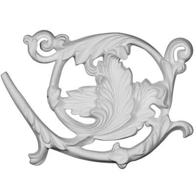 Ekena Millwork Bonetti 5 7/8" H X 8 7/8" W X 3/4" D Onlay Left In White