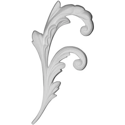 Ekena Millwork Bremen 5.5" H X 11.5" W X 1" D On Lay Scroll Right In White