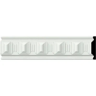 Ekena Millwork Carrillo 2 3/8"h X 96"w X 5/8"d Chair Rail In White